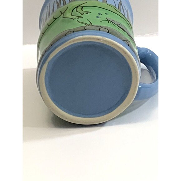 Hilton Head Island Souvenir Mug Cup 3D Turtle Fish Alligator Crocodile Water - Picture 5 of 10